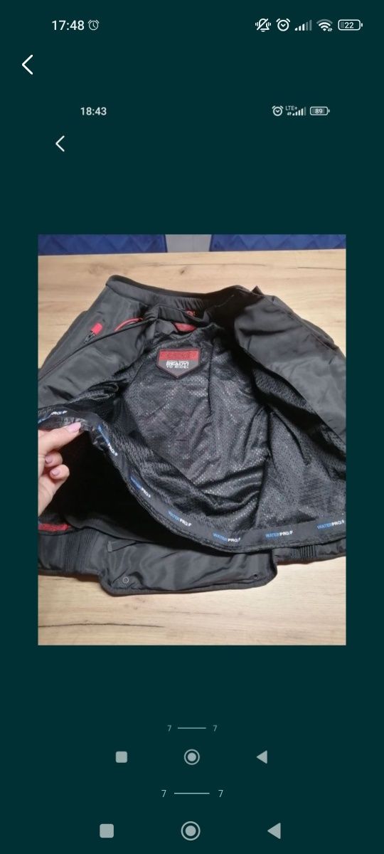 Rozmiar XS Kurtka kross jak nowa, OZONE, EDGE EVO BLACK