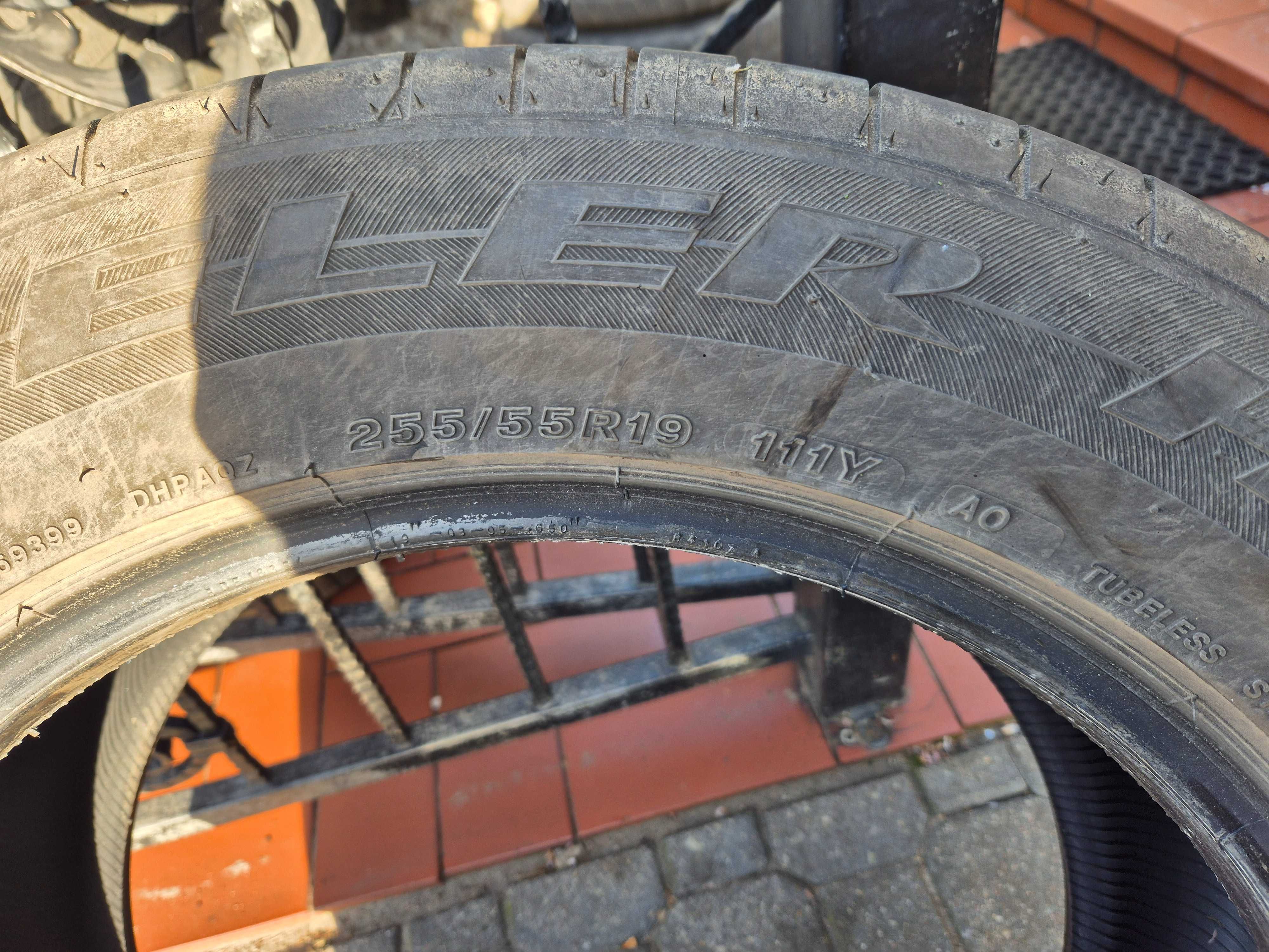255/55r19 bridgestone opony letnie uzywane 2023r 4szt