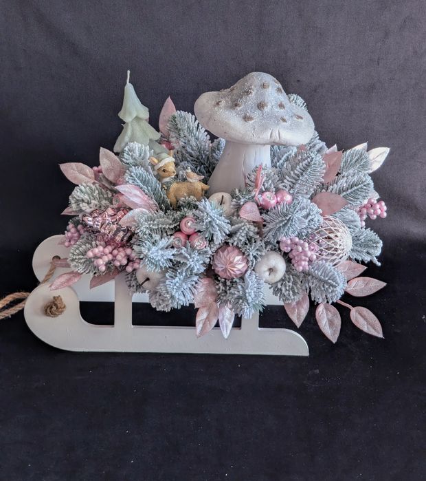 Новорічні композиції до свят (на подарунок) Зимовий новорічний декор