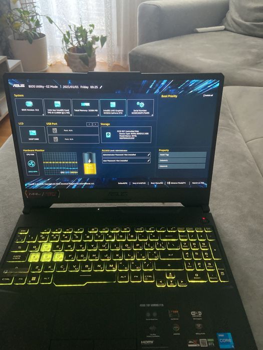 Ноутбук Asus Tuf Gaming f15 rtx3060