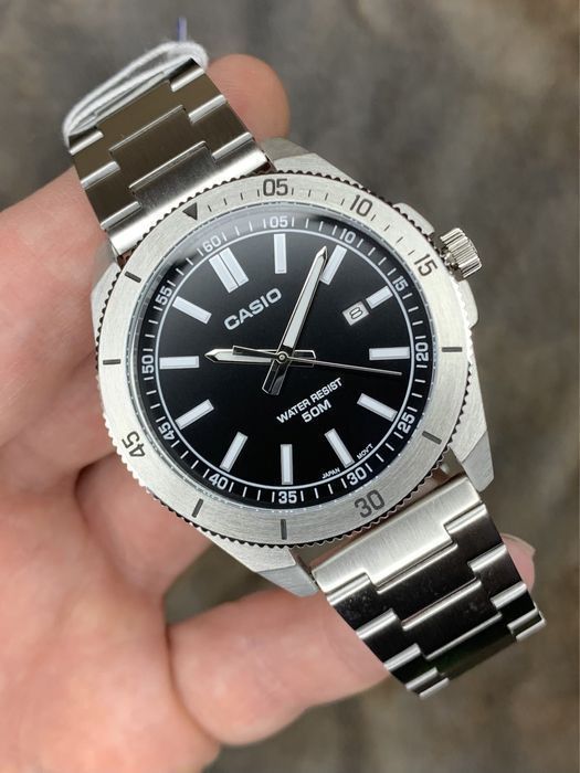 Чоловічий годинник Casio MTP-B155D-2E Оригінал Гарантія Касио Часы