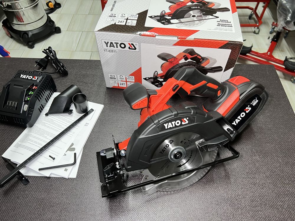 Пила дисковая аккумуляторная YATO YT-82811 (без АКБ и ЗУ)