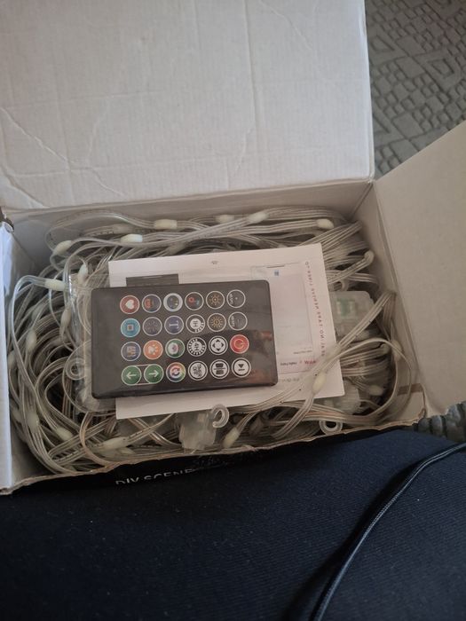 Cortina de luzes led