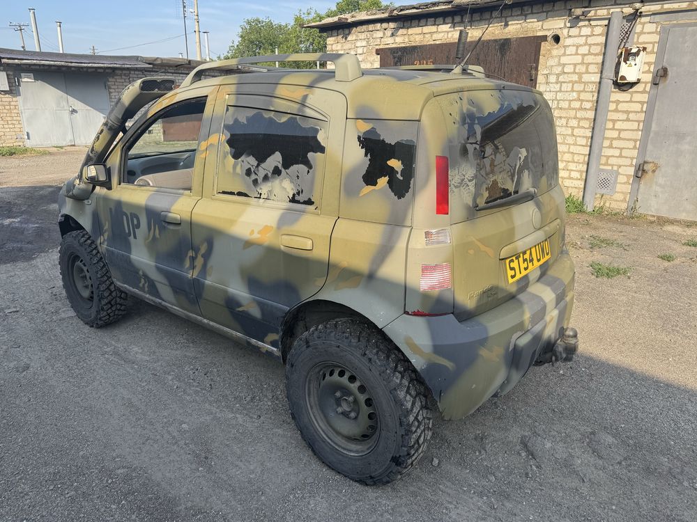 Fiat Panda 4x4 обслужена, на уверенном ходу