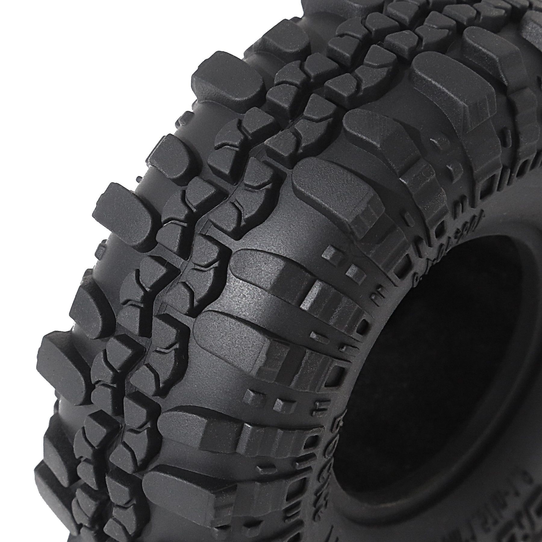 4 opony 1.9" 108x40mm do modelu rc TRX SCX MST FMS TAMIYA AMEWI REELY