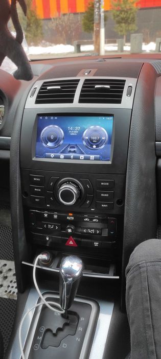 Radio 2din Android 11 Peugeot 407 04- szare gps wifi bluetooth