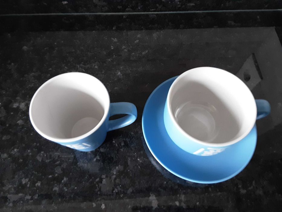 Conjunto Taça + Caneca + Pires