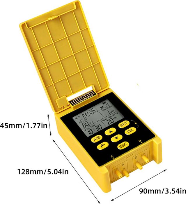 Solarny system nawadniania kropelkowego dla 20 roślin