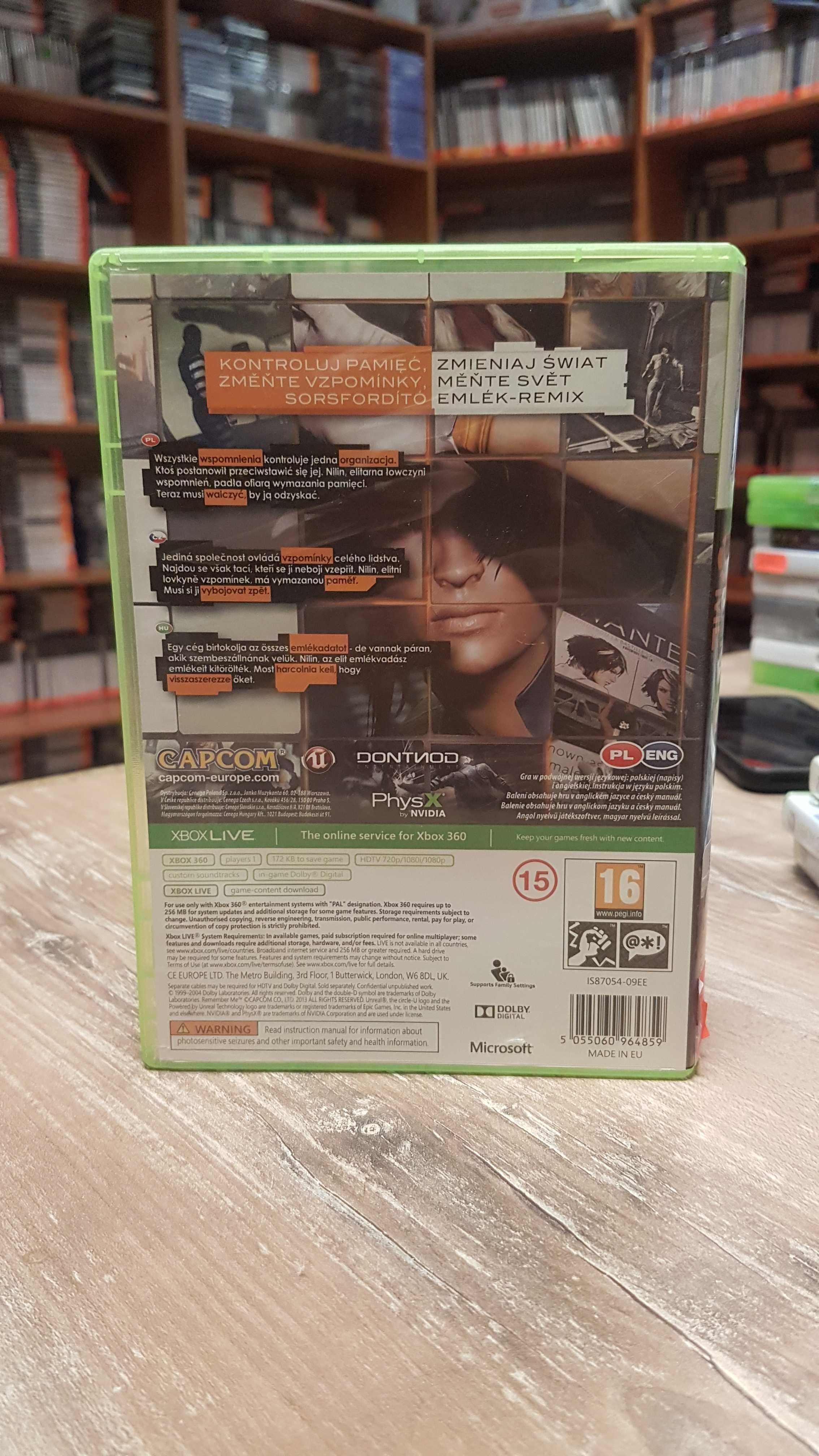 Remember Me XBOX 360  Sklep Wysyłka Wymiana