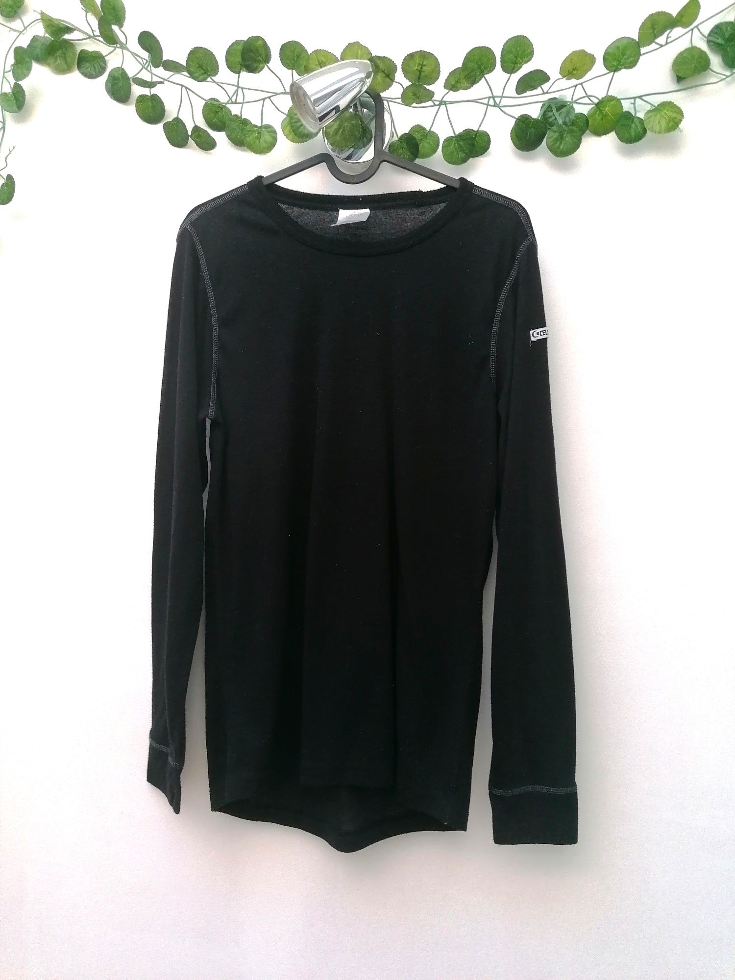Camisola de Manga Comprida Preta de Homem