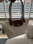 Torebka Longchamp kremowa M