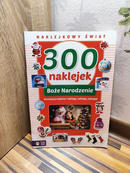 300 naklejek Boże Narodzenie książka z naklejkami świąteczna