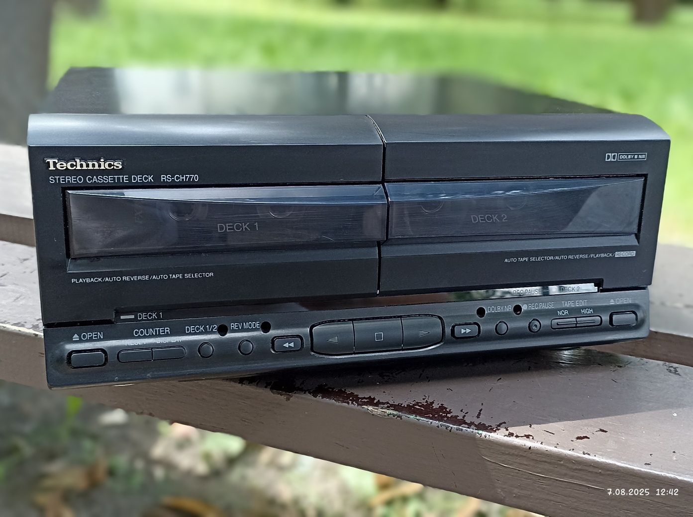 Technics Stereo Cassette Deck RS-CH770