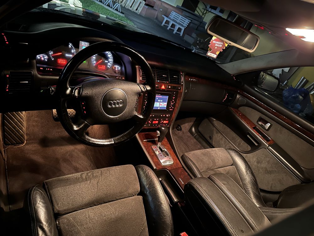 Audi A8 D2 V8 LPG alu LIFT czarne recaro Quattro