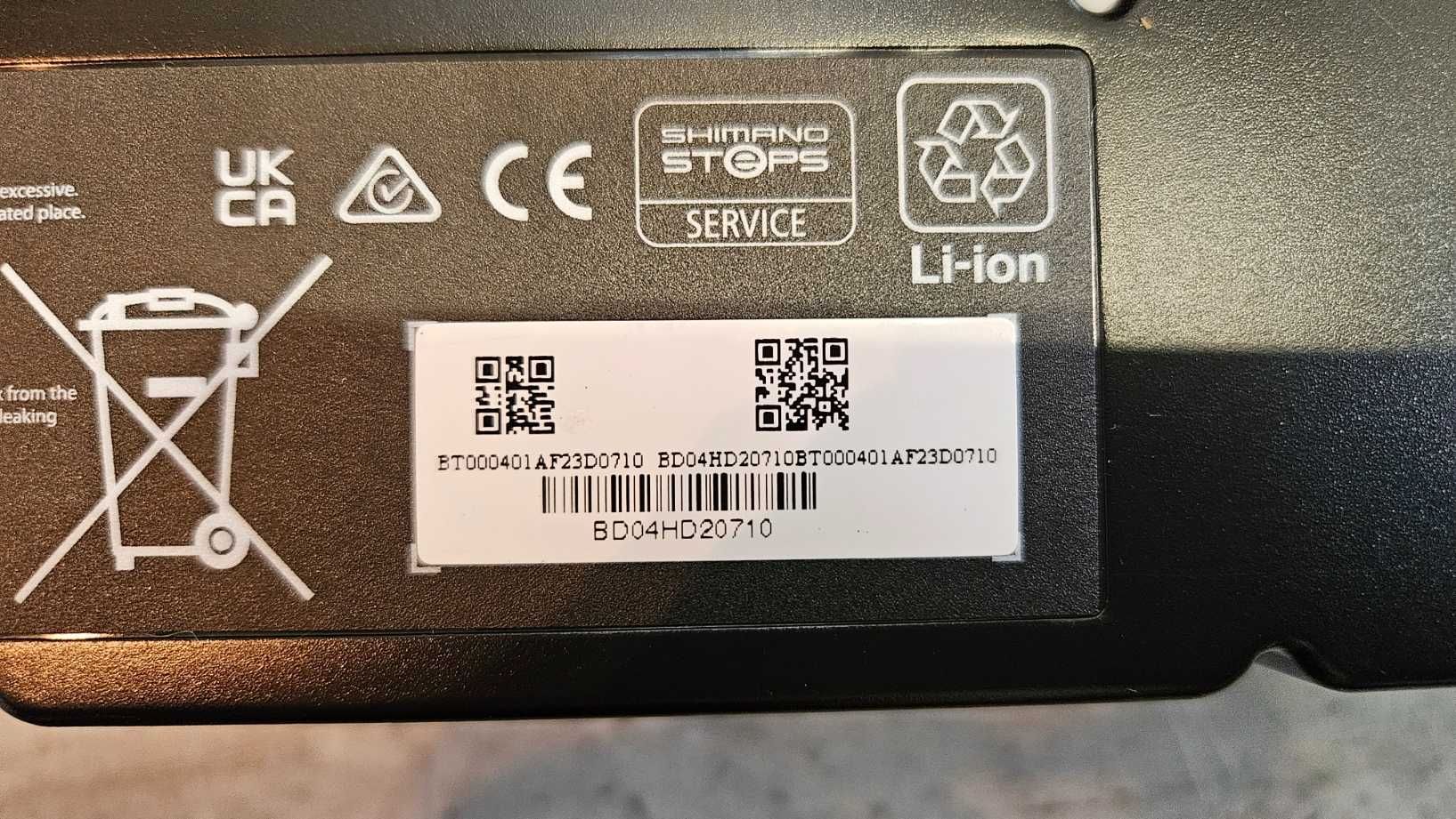 Bateria Shimano EP801 Canyon Spectral:on Torque:on ebike e-bike 900Wh