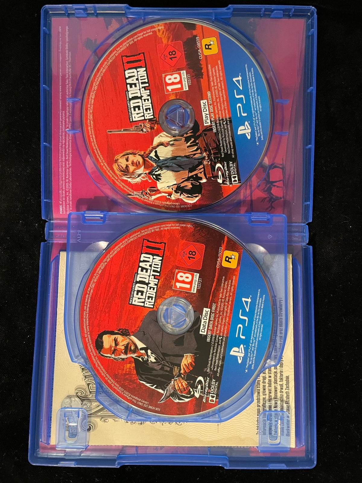 Red Dead Redemption 2 PL + Mapa na PS4 i PS5 po polsku BDB stan