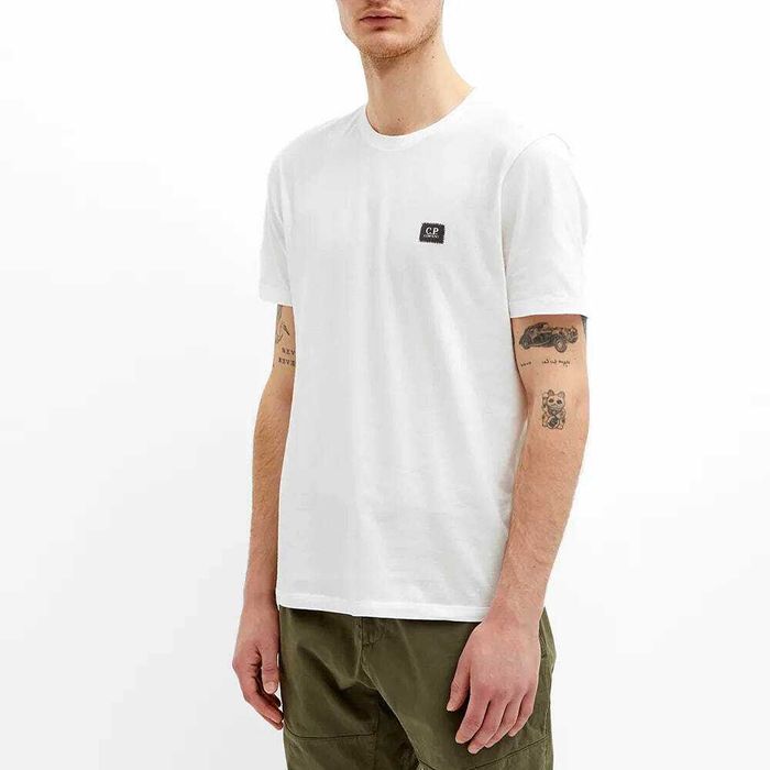 Футболка C.P. COMPANY Jersey Small Label T-shirt White