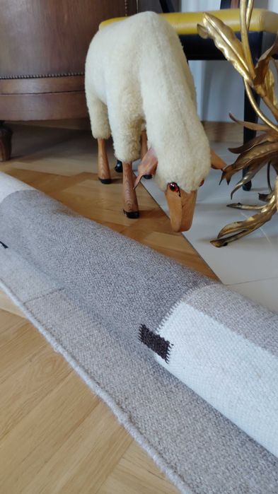 Skandynawski dywan,kilim wełniany 200/140