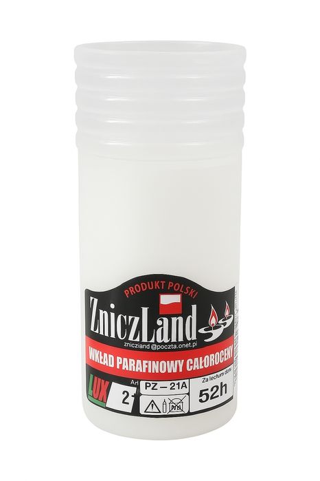 Zestaw 10x Wkład do zniczy parafinowy czas palenia ~ 2 dni 52h