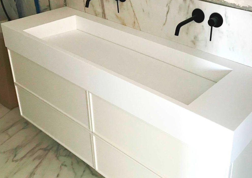 umywalki liniowe z blatem na wymiar, super cena!