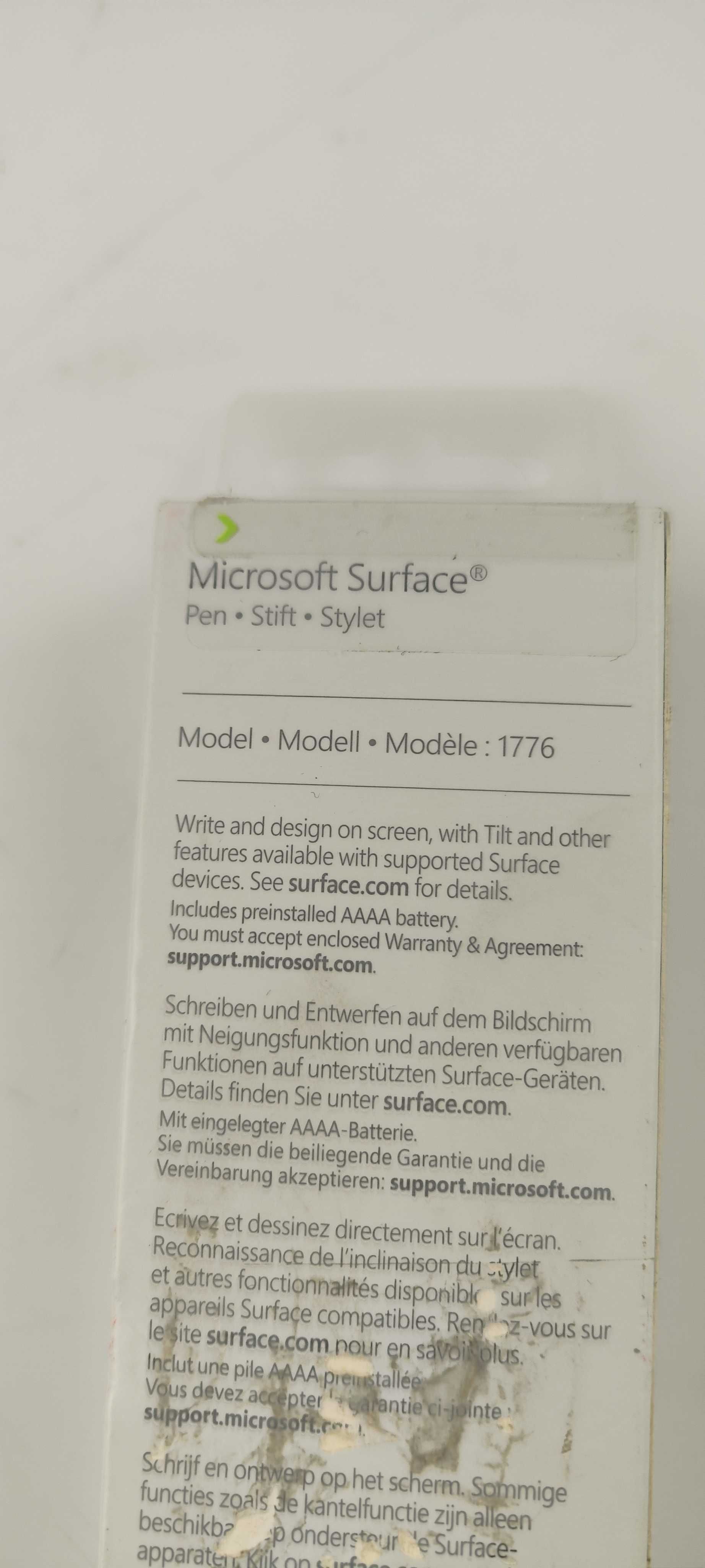 Pióro Surface Microsoft Surface Pen Stylus Oryginalny rysik Model 1776