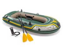 Ponton Seahawk 2 + pompka + 2 wiosła Intex 68347 - PROMOCJA !