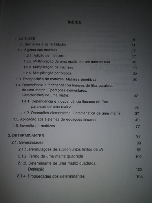 Matemática - Álgebra linear Vol 1 + Exercícios _Ed. Sílabo