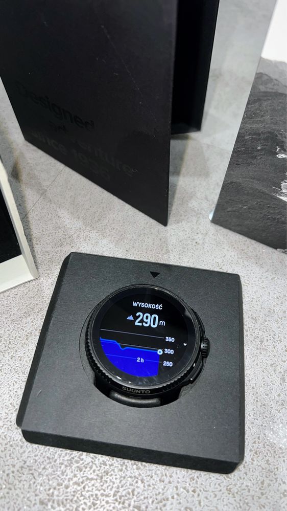 Suunto Race Czarny AMOLED GPS - Na Gwarancji! Kompletny Zestaw BDB!