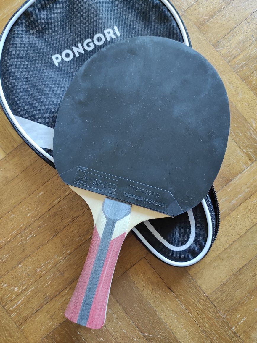 Raquete de Ping Pong clube e escola TTR130 4*spin