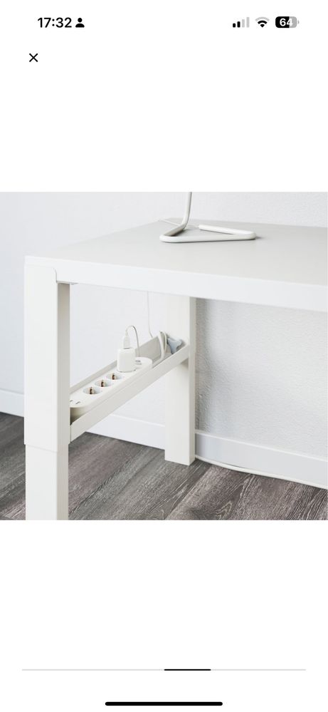 Biurko z nadstawką dla dzieci Ikea