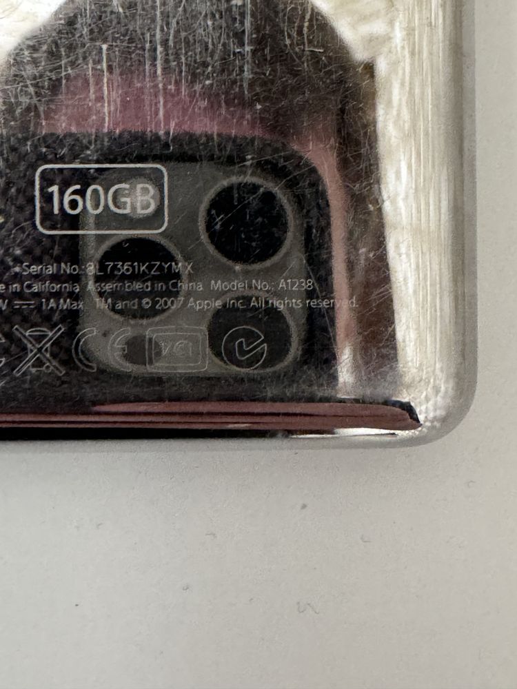 Apple iPod Classic 160 Gb (Оригінал, A1238, все сток)