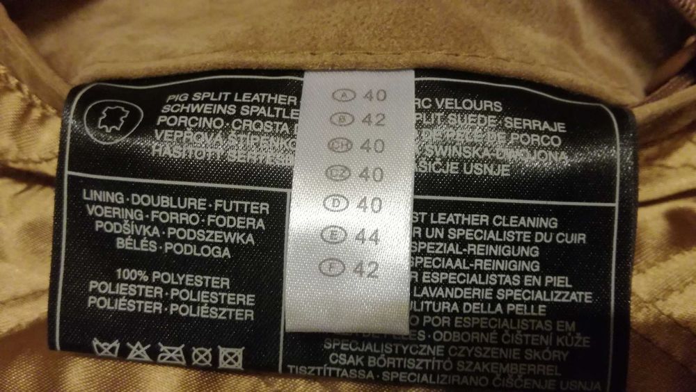 Damska kurtka skórzana C&A YESSICA r.L stan bardzo dobry