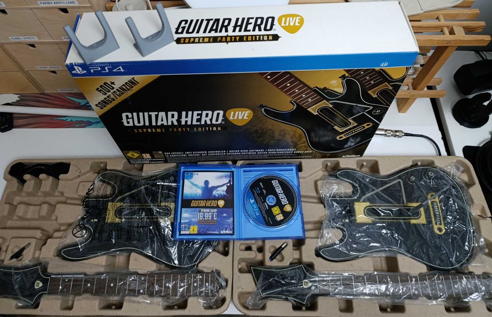 Guitar Hero Live-2 Gitary + Gra(zestaw PS4/PS5 supreme party edition)