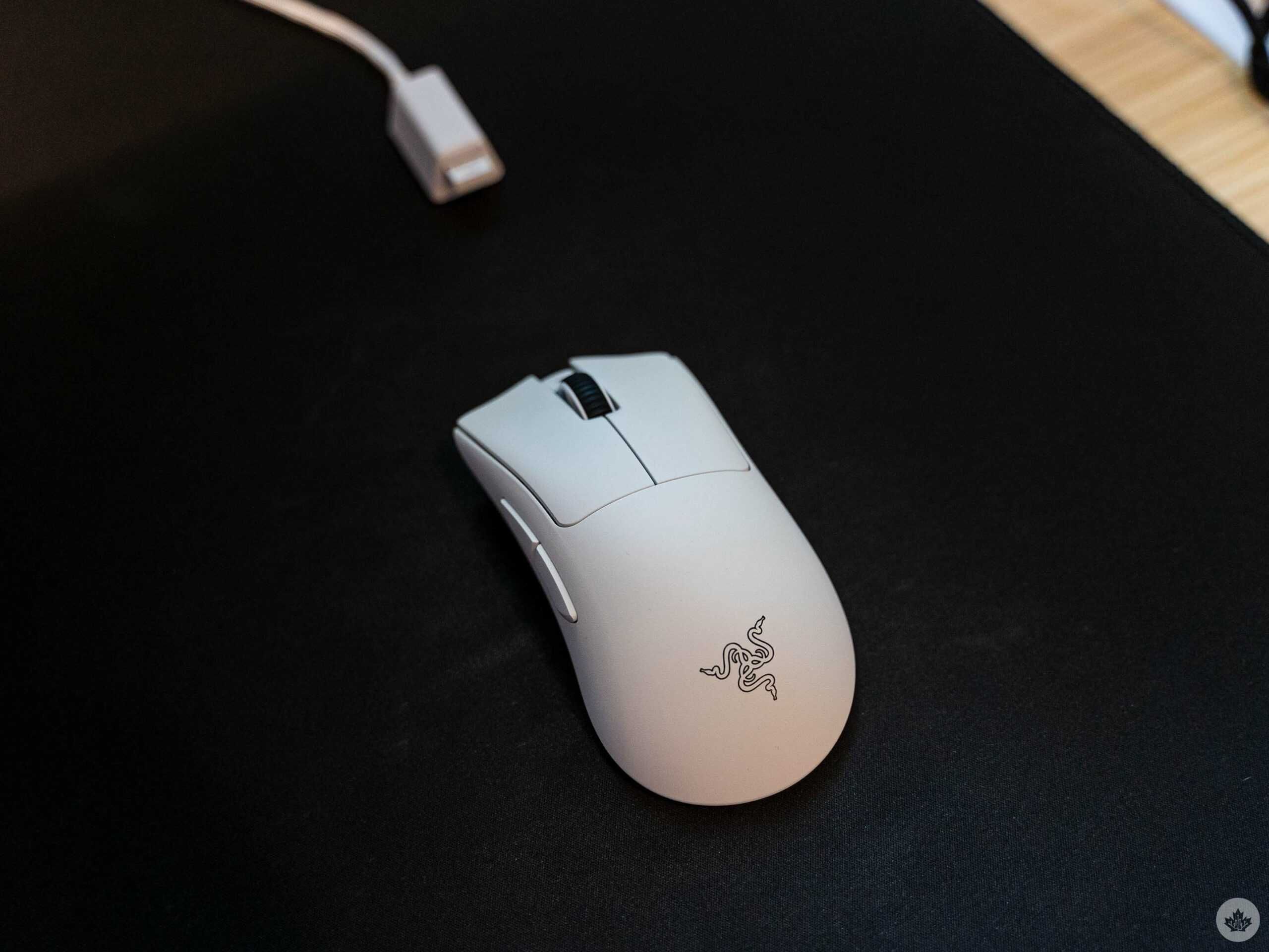 Rato Razer DeathAdder v3 Pro Wireless Branco