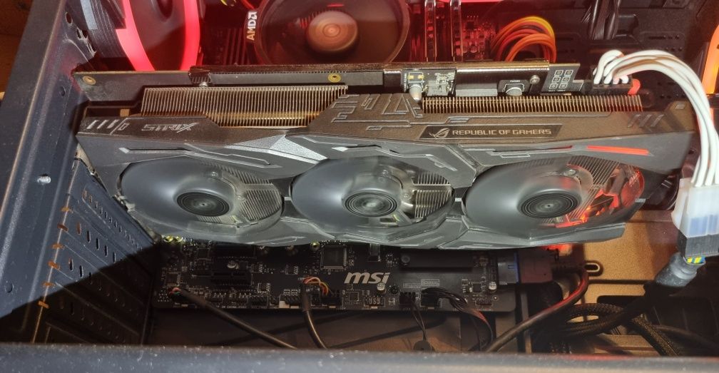 Відеокарта Asus Rog Strix RX580 8GB