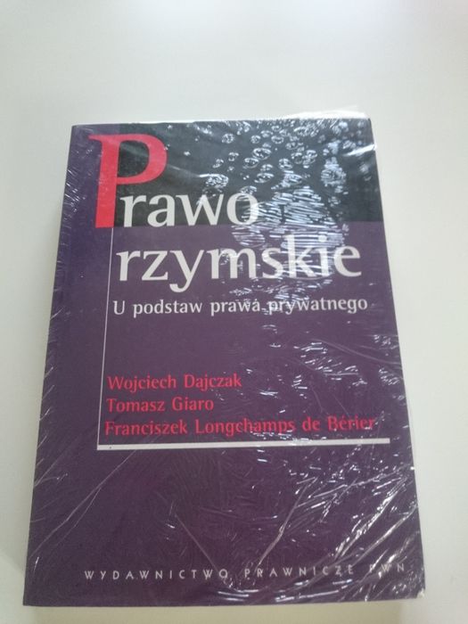 książka podręcznik Prawo rzymskie Dajczak Giaro Longchamps de Berier