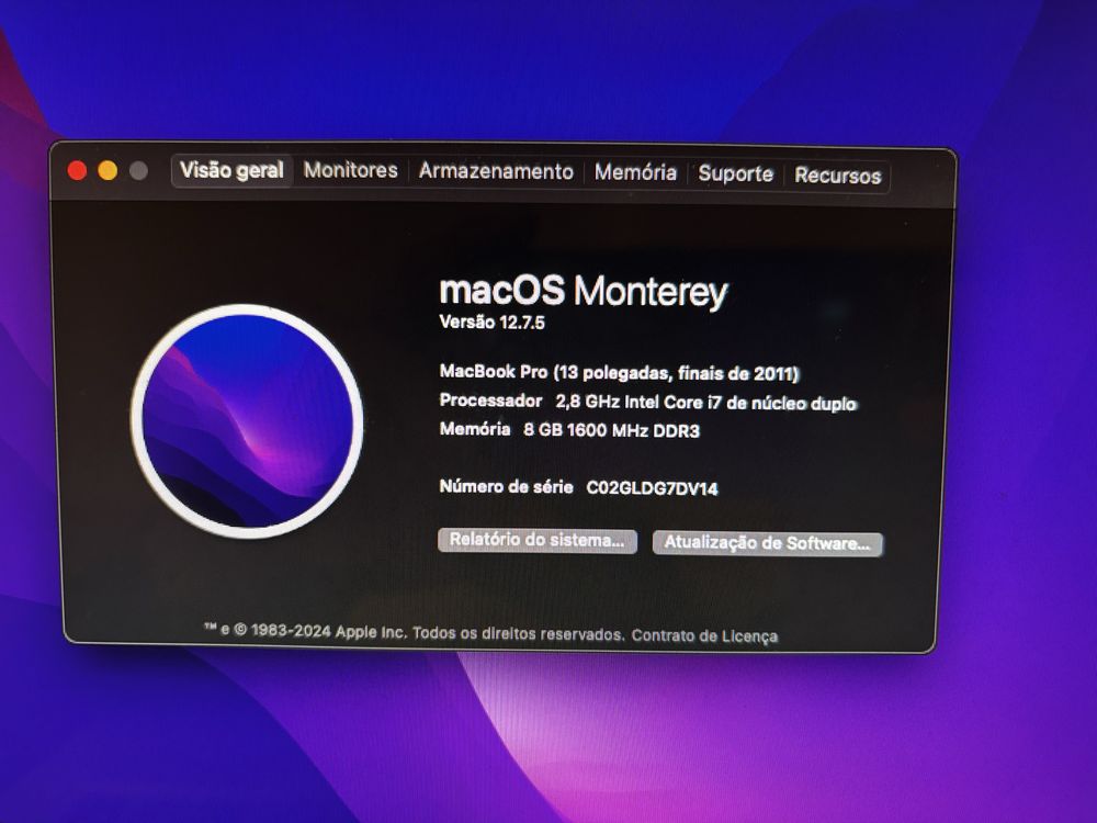 Macbook pro 11” i7
