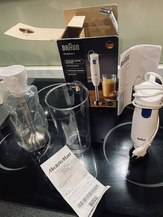 Блендер Braun Minipimer 1 MQ10.001M новий 450W