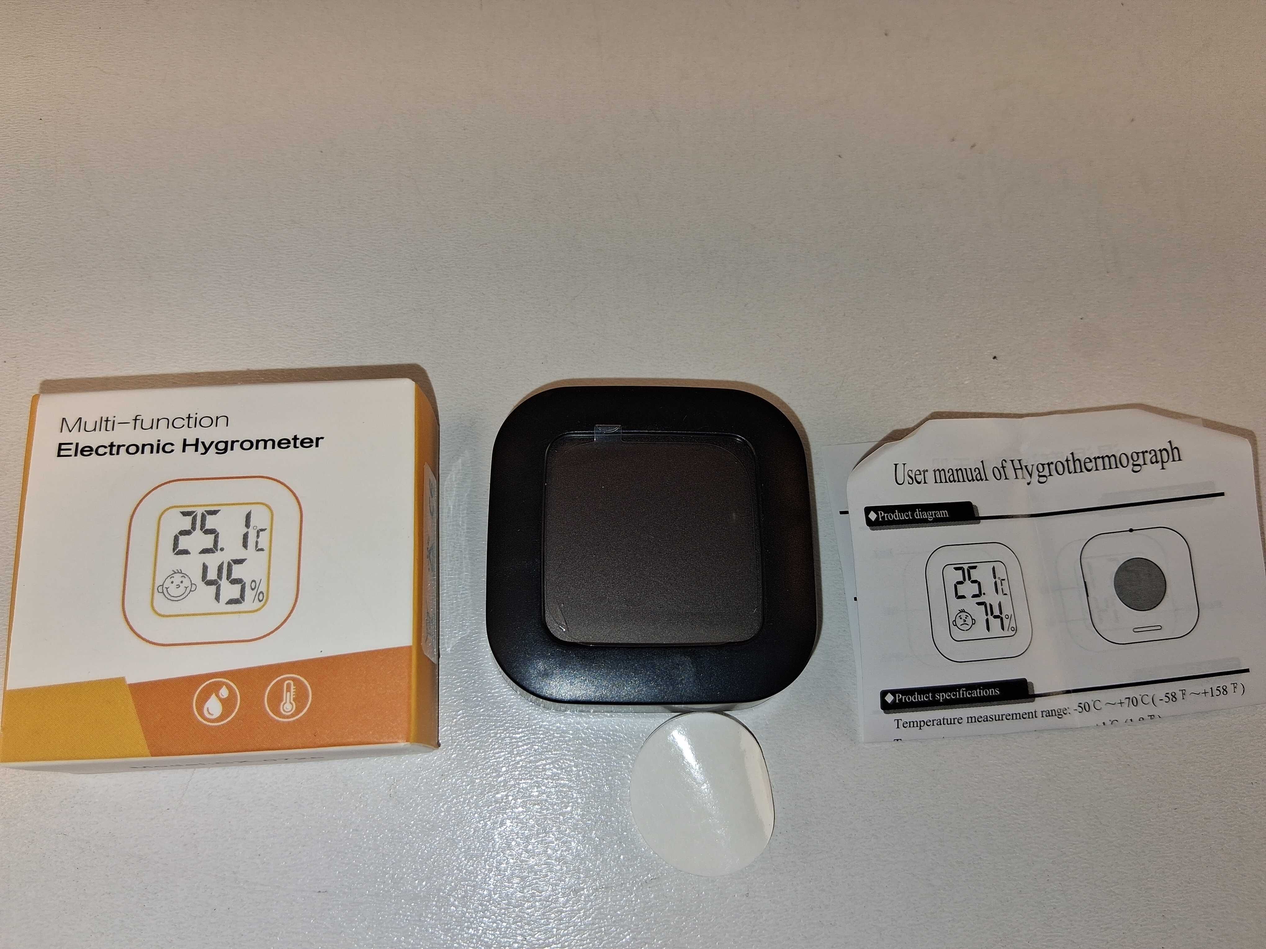 E116 Wielofunkcyjny Elektroniczny Higrometr Termometr Cyfrowy Dom