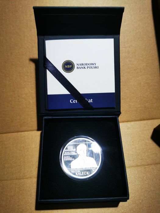 Moneta 10 zł Michał Kalecki