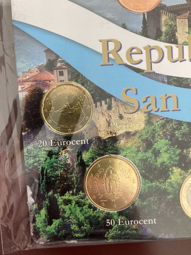 San Marino zestaw monet euro