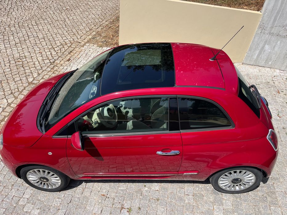 Fiat 500 vermelho
