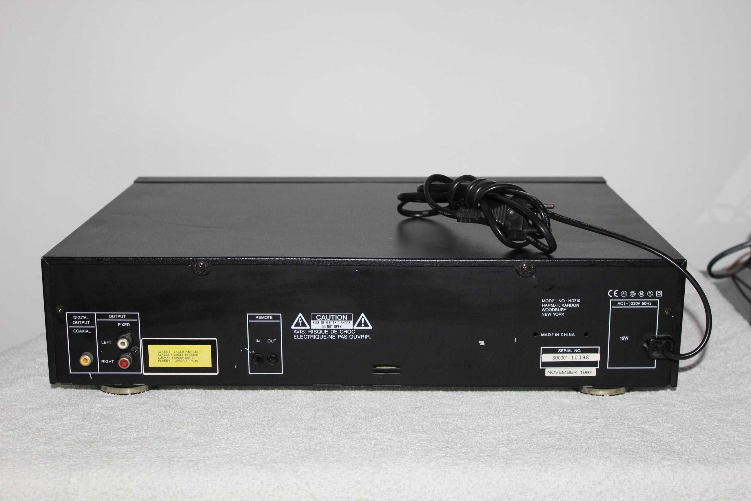 Harman/Kardon HD 710 Odtwarzacz płyt CD coaxial Wysyłka