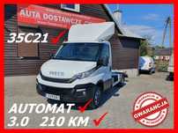 Iveco DAILY 35C21 3,0 210KM Automat  Rozstaw Osi 3,45m RAMA WIDELEC Klima Bliżniak PODWOZIE Do Zabudowy!