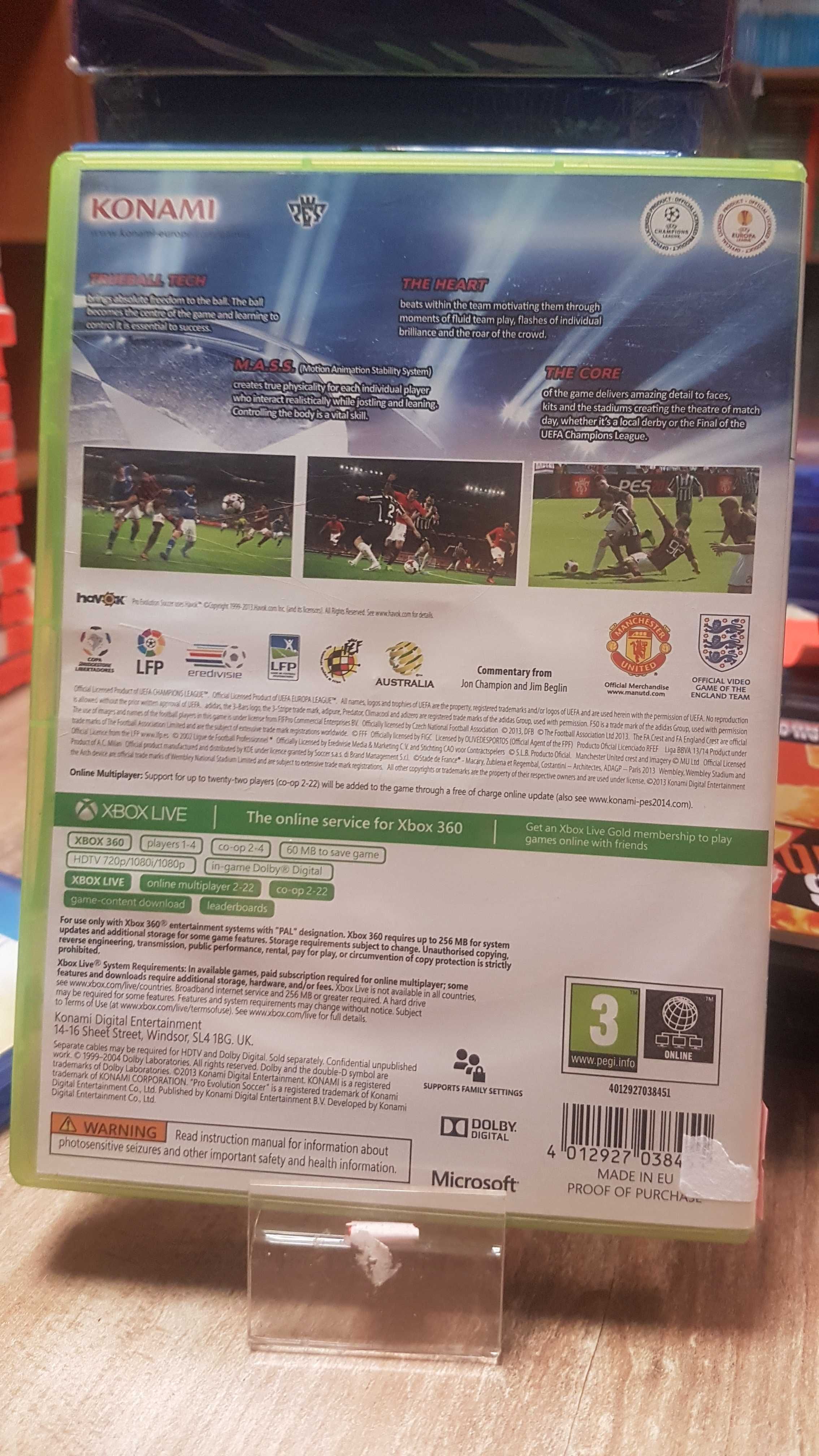 Pro Evolution Soccer 2014 XBOX 360 Sklep Wysyłka Wymiana