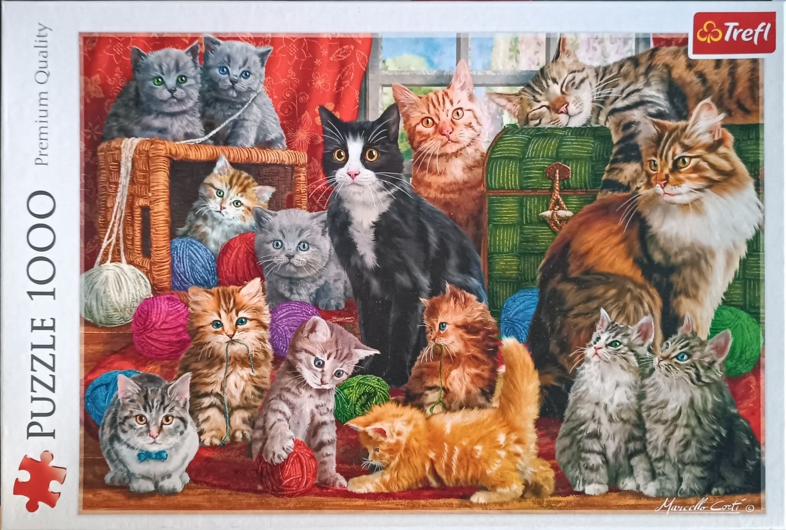 Puzzle trefl 1000 elementów koty