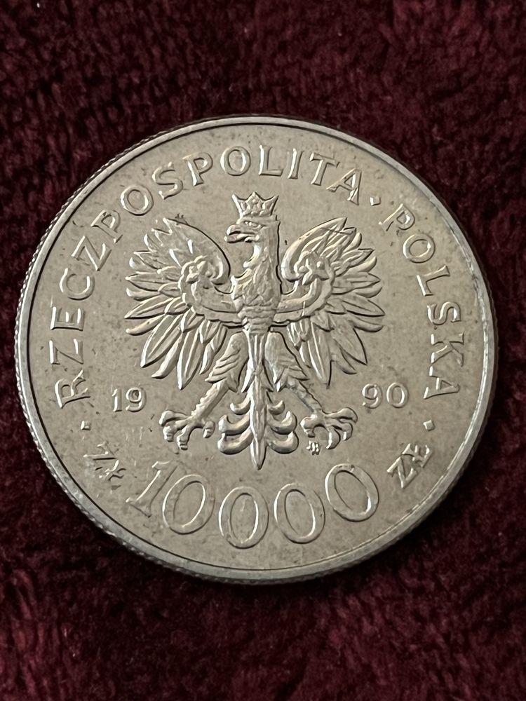 Moneta 10000zl Solidarność