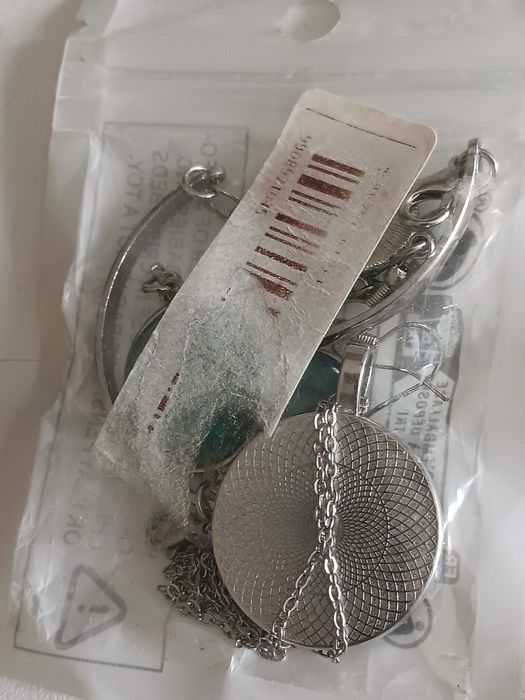 Conjunto bijutaria 4 peças Olho Azul