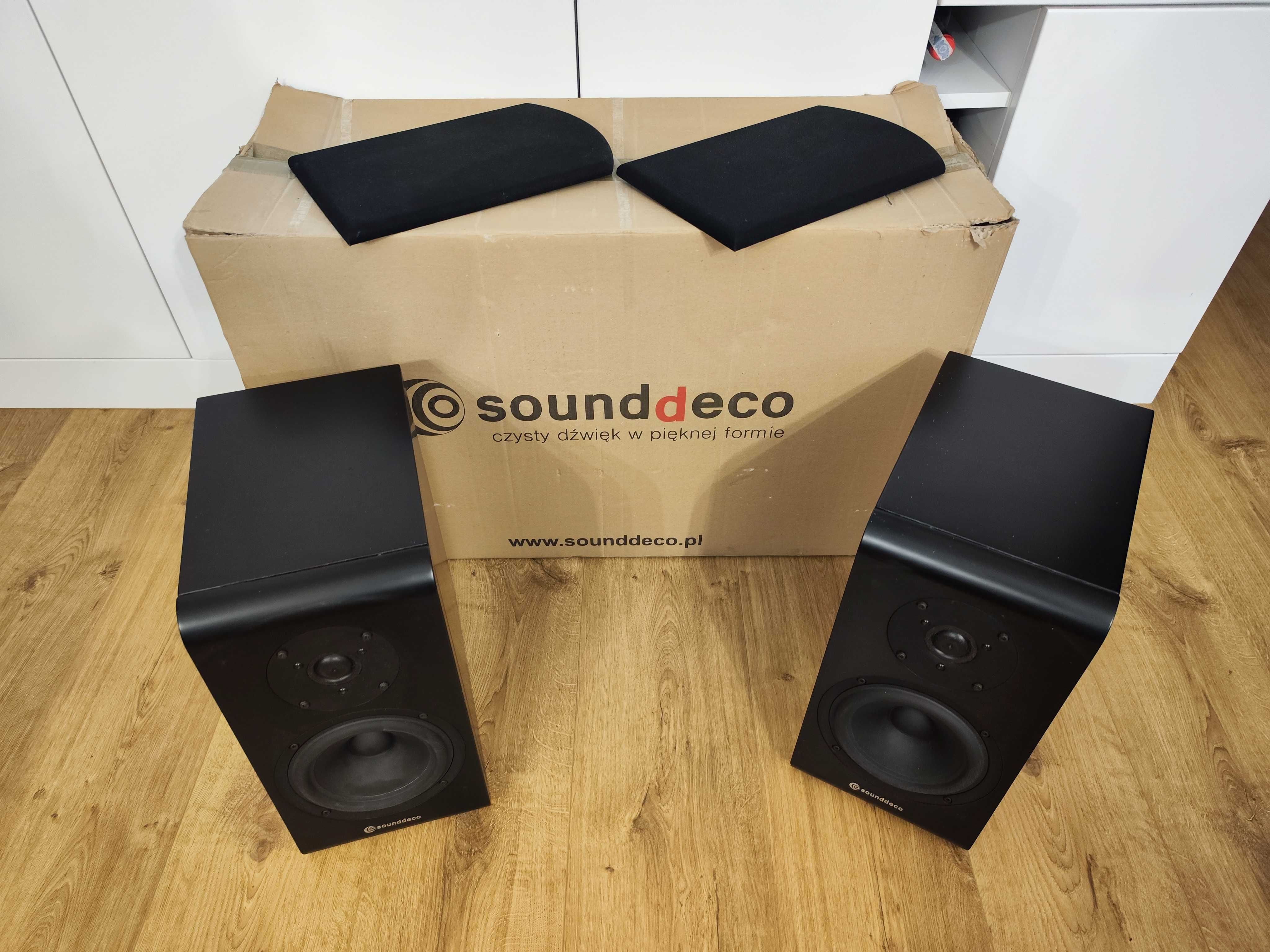 Kolumny Sounddeco Alpha M2 z podstawkami