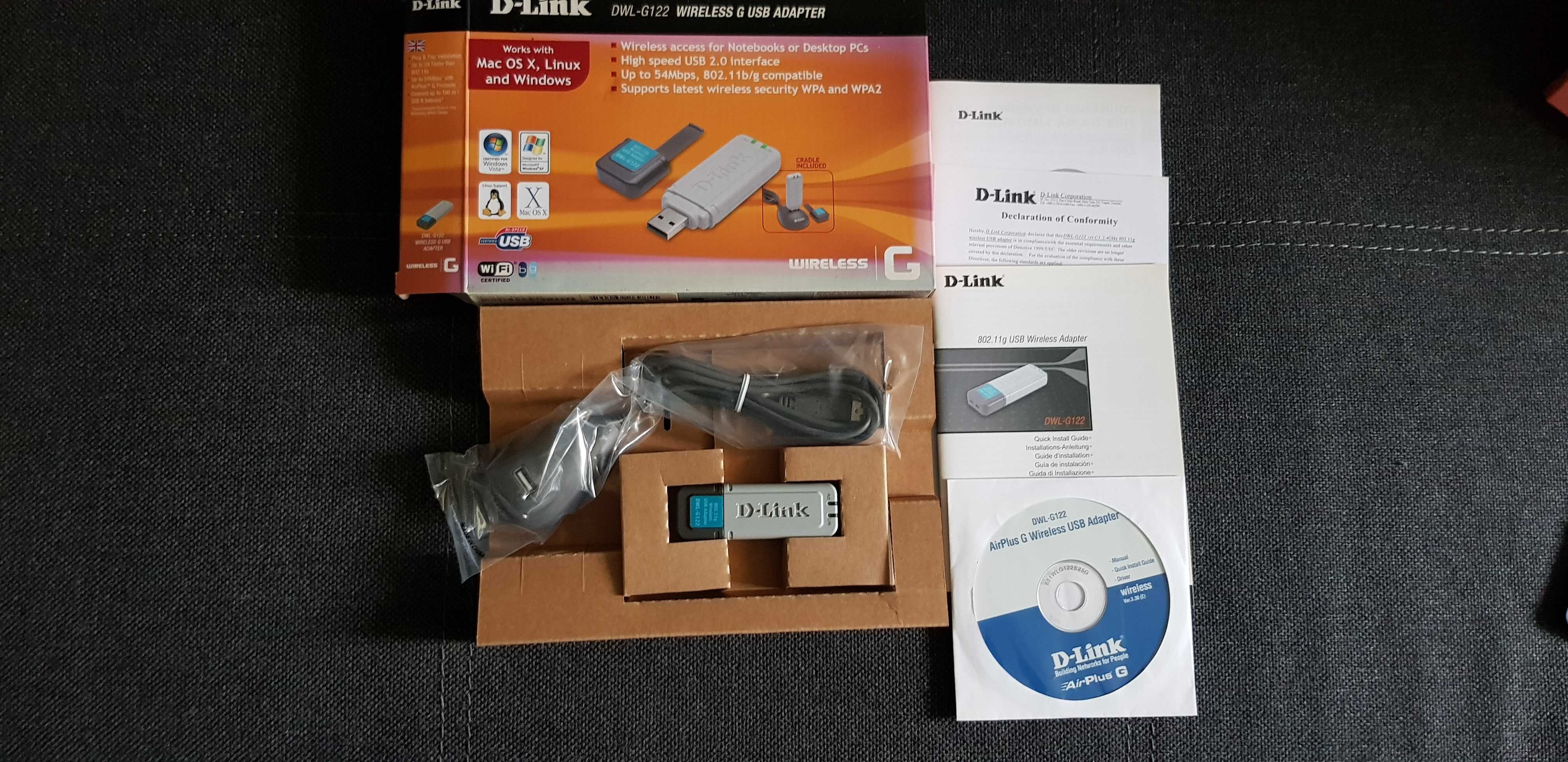 D-Link DWL-G122  Adapter sieci bezprzewodowej